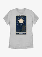 Disney Wish Just Look Up Star Card Womens T-Shirt