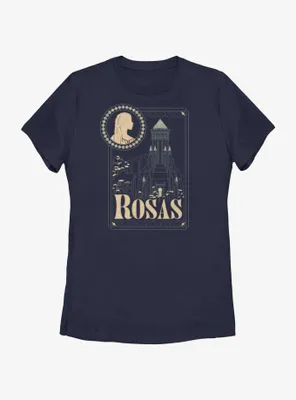 Disney Wish Rosas Card Womens T-Shirt