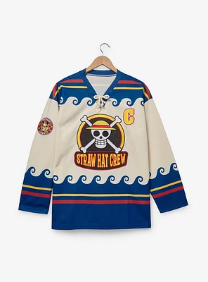 One Piece Straw Hat Crew Hockey Jersey - BoxLunch Exclusive