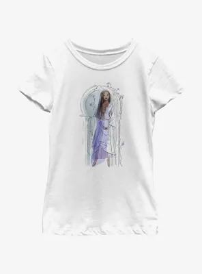 Disney Wish Watercolor Asha Youth Girls T-Shirt