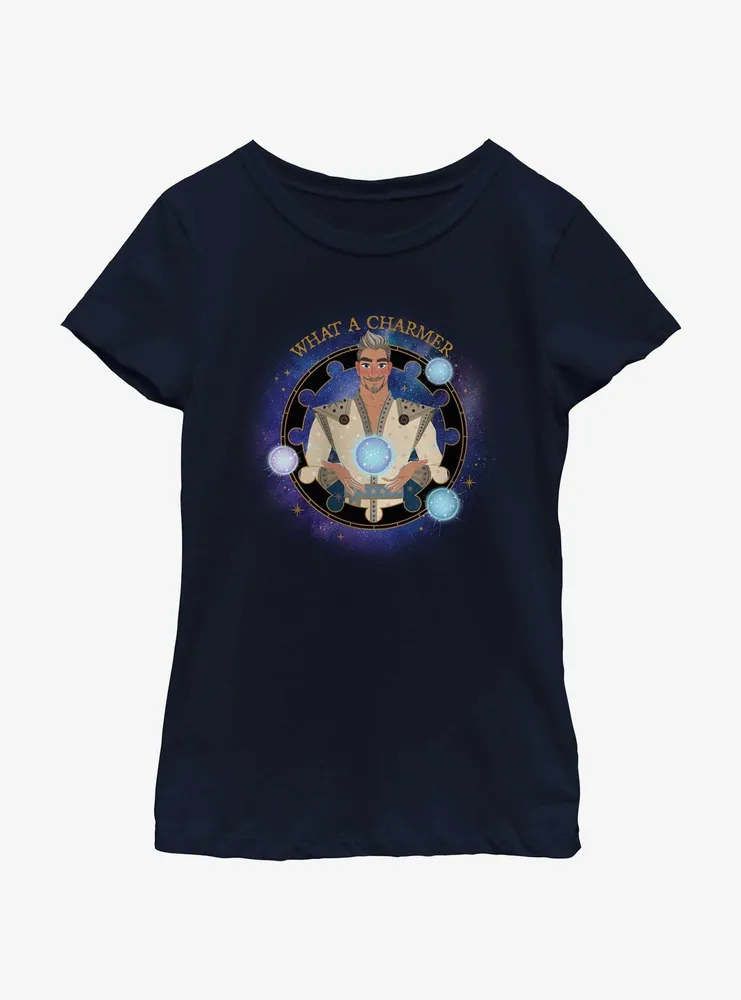 Disney Wish What A Charmer King Magnifico Youth Girls T-Shirt