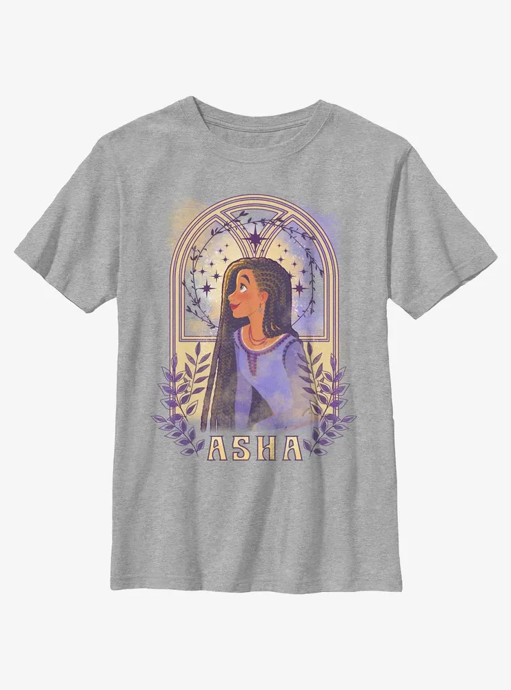 Disney Wish Asha Watercolor Nouveau Youth T-Shirt BoxLunch Web Exclusive