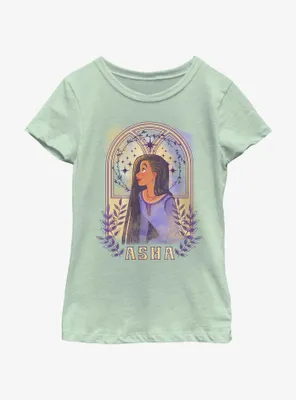 Disney Wish Asha Watercolor Nouveau Youth Girls T-Shirt BoxLunch Web Exclusive