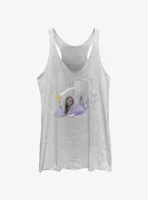 Disney Wish Watercolor Asha and Star Womens Tank