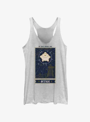 Disney Wish Just Look Up Star Card Womens Tank