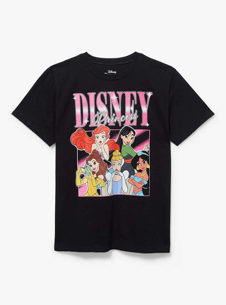 Disney Princesses Retro Group Portrait Youth T-Shirt - BoxLunch Exclusive