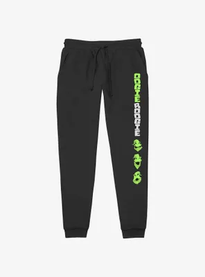 Disney The Nightmare Before Christmas Oogie Boogie Stack Jogger Sweatpants