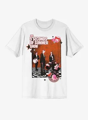 5 Seconds Of Summer 2023 Tour Boyfriend Fit Girls T-Shirt