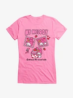 Hello Kitty & Friends My Melody Strawberry Stamps Girls T-Shirt