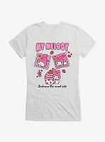 Hello Kitty & Friends My Melody Strawberry Stamps Girls T-Shirt