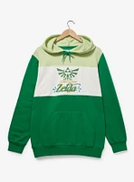 Nintendo The Legend of Zelda Hyrule Crest Color Block Hoodie - BoxLunch Exclusive