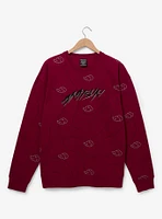 Naruto Shippuden Akatsuki Clouds Patterned Crewneck - BoxLunch Exclusive