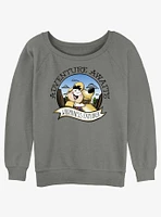 Disney Pixar Up Russell and Dug Wilderness Explorer Girls Slouchy Sweatshirt