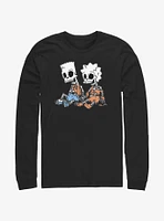 The Simpsons Skeleton Bart And Lisa Long-Sleeve T-Shirt