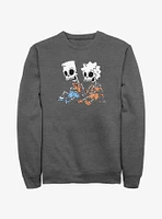 The Simpsons Skeleton Bart And Lisa Sweatshirt