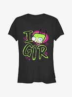 Invader ZIM Love GIR Girls T-Shirt