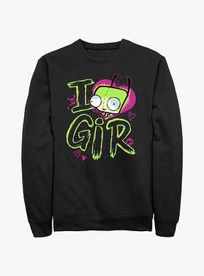 Invader ZIM Love GIR Sweatshirt