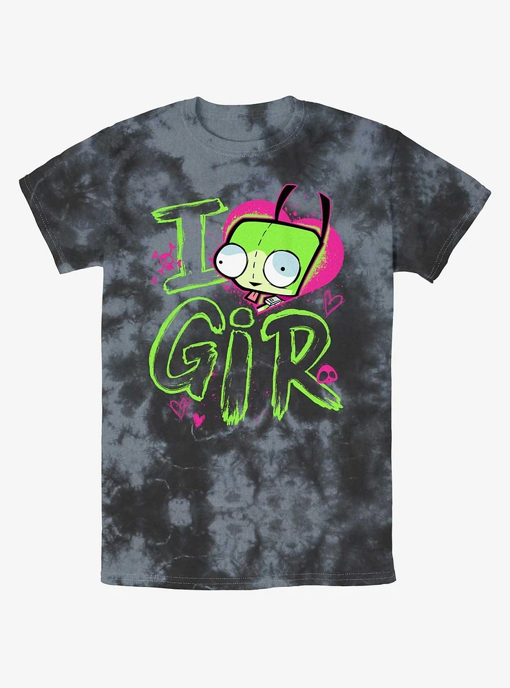 Invader ZIM Love GIR Tie-Dye T-Shirt