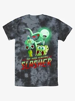 SpongeBob SquarePants Hash Slinging Slasher Tie-Dye T-Shirt