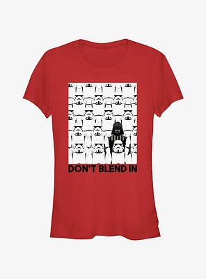 Star Wars Darth Vader Don't Blend Girls T-Shirt