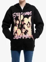 5 Seconds Of Summer Pink Tonal Girls Hoodie