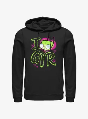 Invader ZIM Love GIR Hoodie