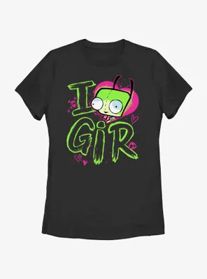 Invader ZIM Love GIR Womens T-Shirt