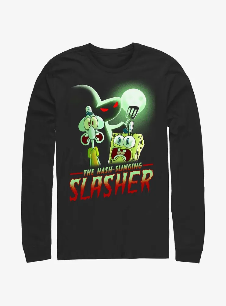 Spongebob Squarepants Hash Slinging Slasher Long-Sleeve T-Shirt