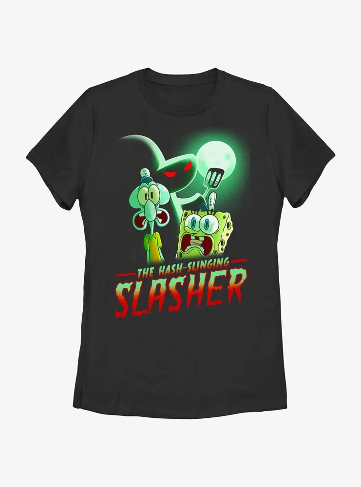 Spongebob Squarepants Hash Slinging Slasher Womens T-Shirt