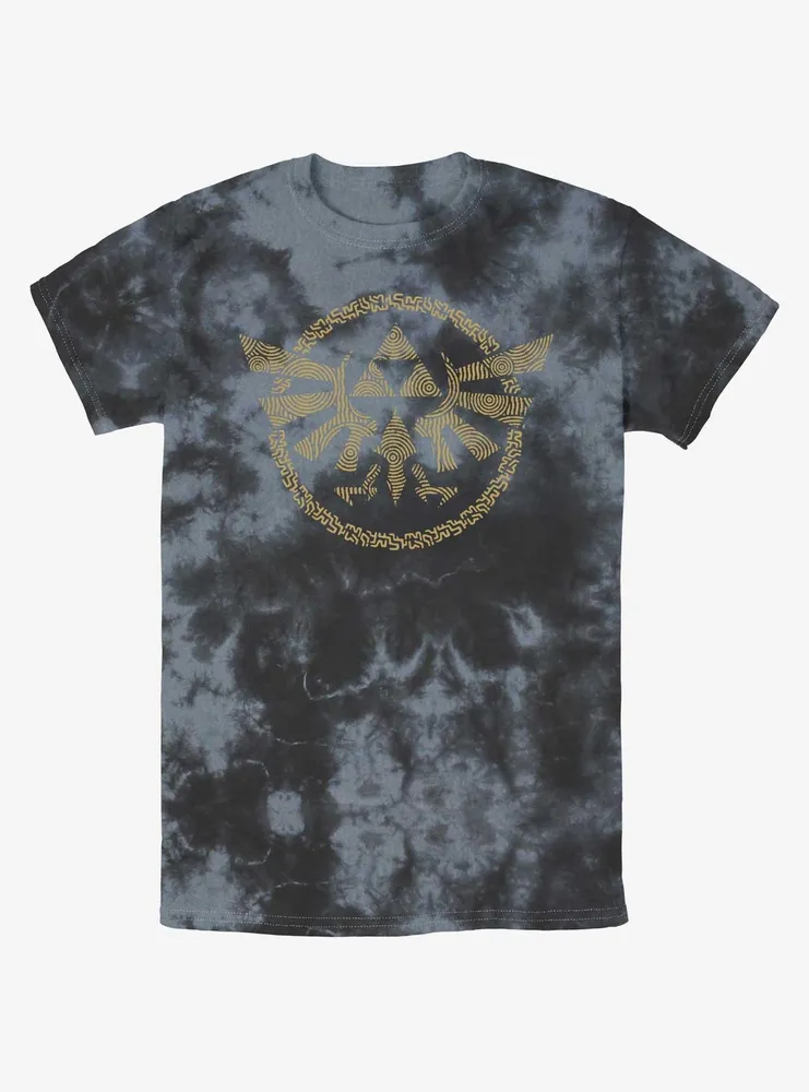 Zelda Hyrule Crest Tie-Dye T-Shirt