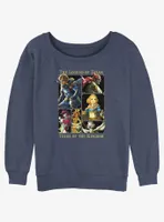 Nintendo Tears of the Kingdom Character Lineup Womens Slouchy Sweatshirt