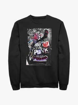 Marvel Spider-Man Across The Spider-Verse Spider-Punk Poster Sweatshirt