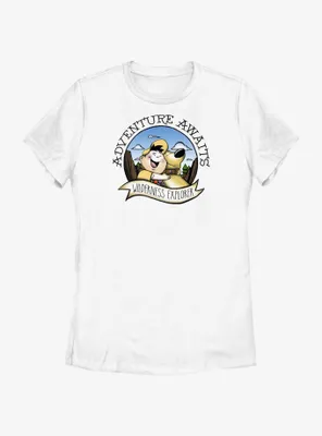 Disney Pixar Up Russell and Dug Wilderness Explorer Womens T-Shirt