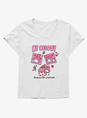 Hello Kitty & Friends My Melody Strawberry Stamps Girls T-Shirt Plus