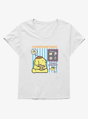 Hello Kitty & Friends Pompompurin Treat Yourself Girls T-Shirt Plus