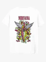 Nirvana Utero Tattoo Illustration Boyfriend Fit Girls T-Shirt
