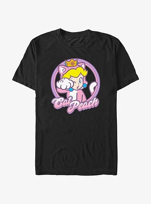 Mario Cat Princess Peach T-Shirt
