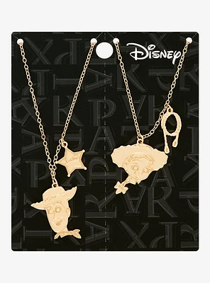 Disney Pixar Toy Story Woody & Jessie Bestie Necklace Set - BoxLunch Exclusive