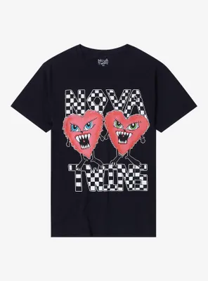 Nova Twins Twon Hearts Boyfriend Fit Girls T-Shirt