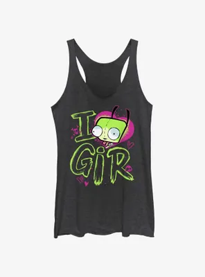 Invader ZIM Love GIR Womens Tank Top