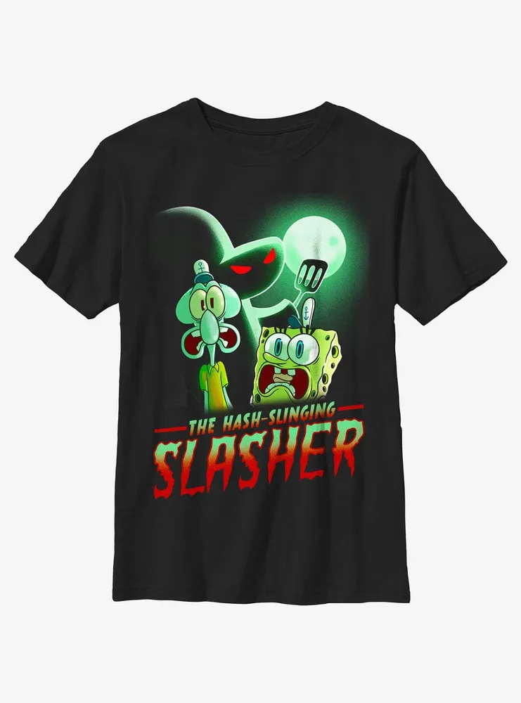 Spongebob Squarepants Hash Slinging Slasher Youth T-Shirt