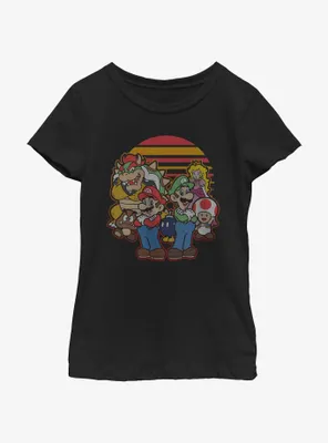 Nintendo Mario And Friends Youth Girls T-Shirt