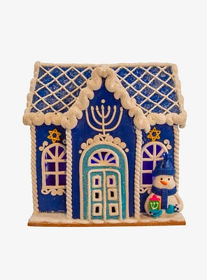 Hanukkah LED House Figure