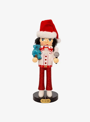 Elvis Presley with Teddy Bear Nutcracker