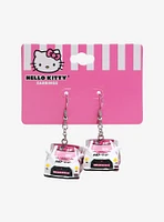 Hello Kitty Race Car Drop Earrings Hot Topic Exclusive