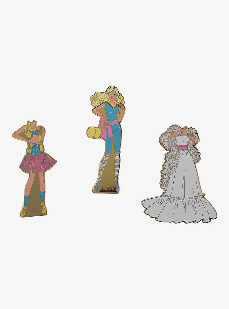 Loungefly Barbie Paper Doll 3 Inch Enamel Pin