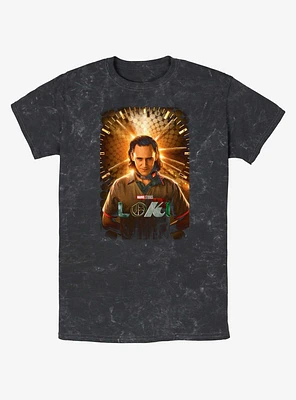 Marvel Loki Arc Poster Mineral Wash T-Shirt