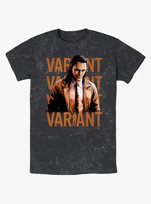 Marvel Loki Variant Poster Mineral Wash T-Shirt