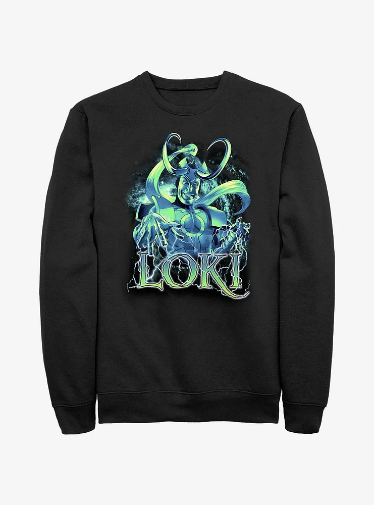 Marvel Loki Lightning Sweatshirt