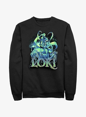 Marvel Loki Lightning Sweatshirt